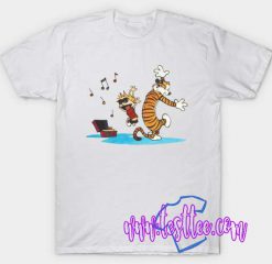 Cheap Vintage Tees Calvin And Hobbes Dance