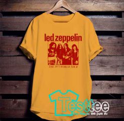 Cheap Vintage Tees Led Zeppelin World Tour