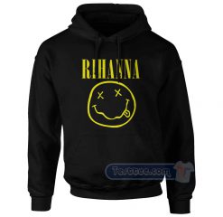 Rihanna Nirvana Logo Hoodie