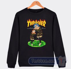 Rick And Morty X Thrasher Graphic Sweatshirt