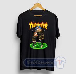 Rick And Morty X Thrasher Graphic Tees