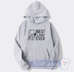 Snoopy Best Day Ever Graphic Hoodie