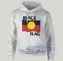 Black Flag Aboriginal X Flag Graphic Hoodie