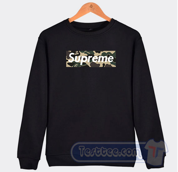 supreme bape sweater