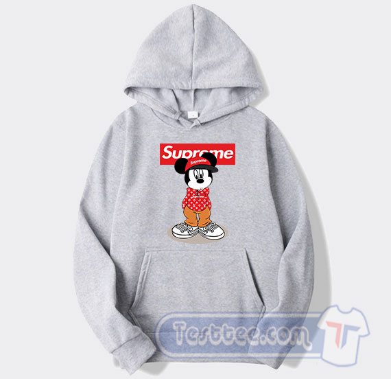 supreme mickey mouse hoodie