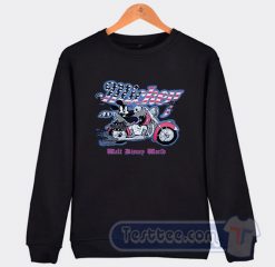 Mickey Mouse Motorcycle Graphic Sweatshirt