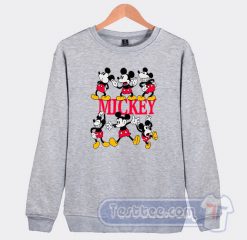 Vintage Mickey Mouse Pose Graphic Sweatshirt