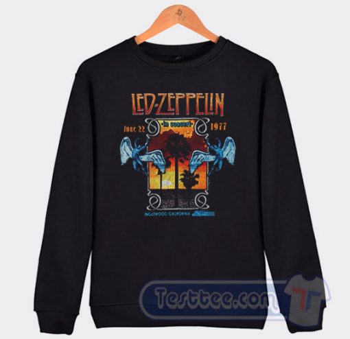 Led Zeppelin In Concert Inglewood California Sweatshirt