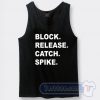 Cheap Block Release Catch Spike Tank Top