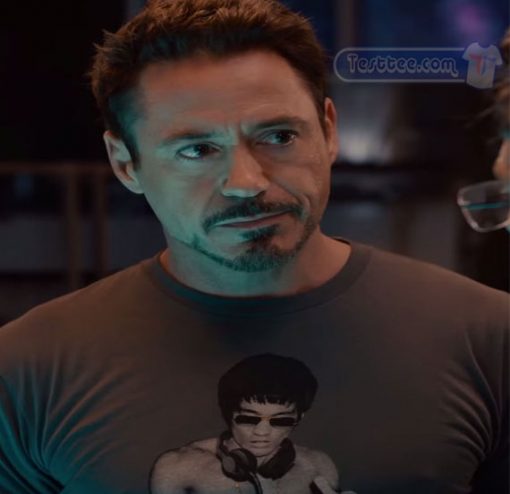 Cheap Tony Stark Bruce Lee Dj Tees