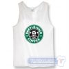 Cheap BeetleJuice Starbucks Coffee Parody Tank Top