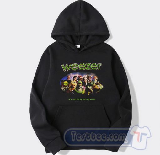 Cheap Kermit The Frog Muppets x Weezer Hoodie