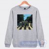 Cheap The Beatles Abbey Road Album Sweatshirt