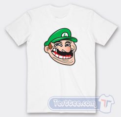 Cheap Luigi Evil Face Tees