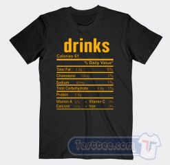 Cheap Drinks Nutrition facts Tees