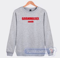 Cheap Gayanimalsex Suede Sweatshirt