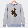 Cheap Wyoming Cowboys Wrestling Sweatshirt