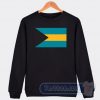 Cheap Flag Of The Bahamas Sweatshirt