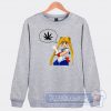Cheap Sailor Moon Marijuana Sweatshirt