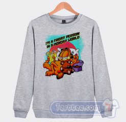 Cheap Garfield I'm a Friday Person Sweatshirt