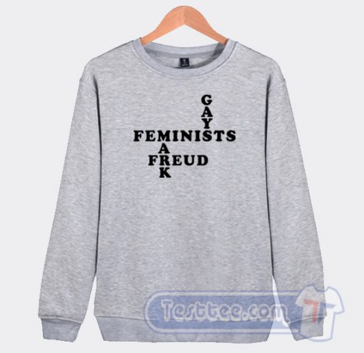 Cheap Robin Wood Gays Feminists Mark Freud Sweatshirt