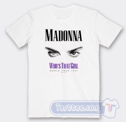 Cheap Madonna Eyes Who’s That Girl World Tour Tees