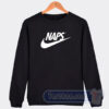 Cheap Naps Nike Parody Logo Sweatshirt