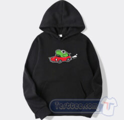 Cheap Frog Riding In A Car Hoodie