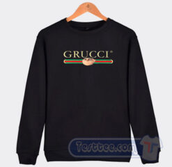 Cheap Grucci Logo Parody Sweatshirt
