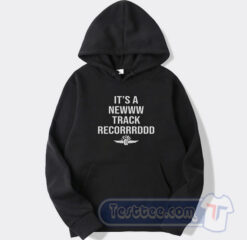 Cheap Indianapolis Motor Speedway New Track Record Hoodie