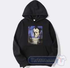 Cheap Jason Vorhees Face In The Sky Hoodie