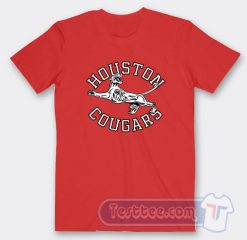 Cheap Houston Leaping Cougar Tees