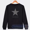 Cheap David Bowie Blackstar Album Sweatshirt