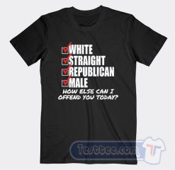 Cheap White Straight Republican Male Tees