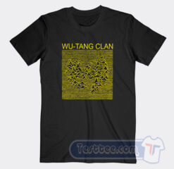 Cheap Wu-Tang Yellow Logo Clan Joy Division Tees