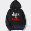Cheap Jack Daniel and Coca Cola Hoodie