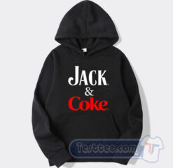Cheap Jack Daniel and Coca Cola Hoodie