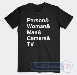 Cheap Person And Woman And Man and Camera TV Tees
