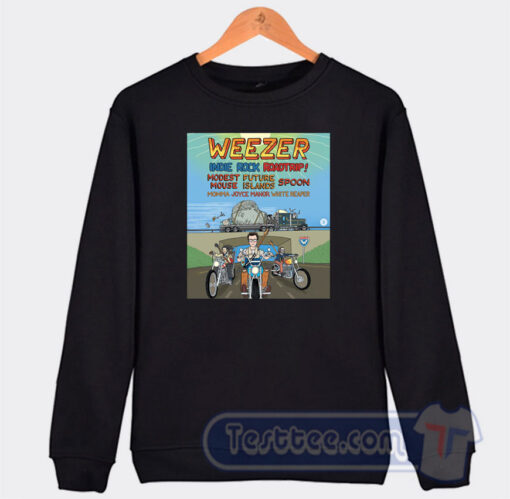 Cheap Weezer Indie Rock Roadtrip Sweatshirt