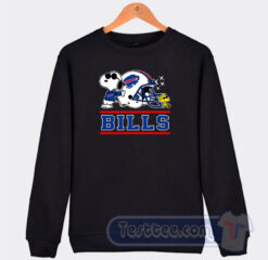 Cheap Buffalo Bills Joe Cool and Snoopy Football Sweatshirt