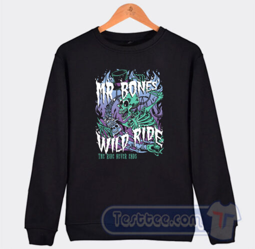 Cheap Planet Coaster Mr Bones Wild Ride Sweatshirt