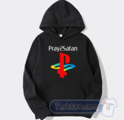 Cheap Playstation Pray Satan Hoodie