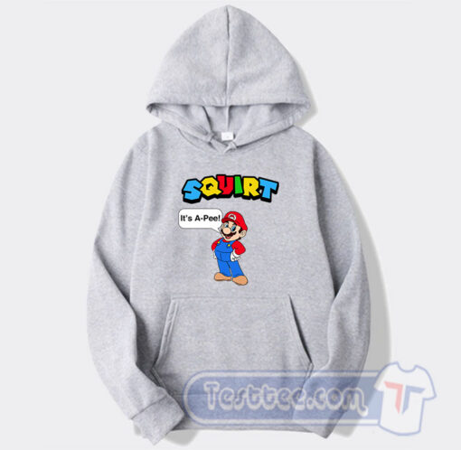 Cheap Squirt Its A Pee Super Mario Hoodie
