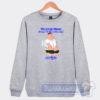 The Lonely Stoner Seems To Free His Mind At Night Sweatshirt